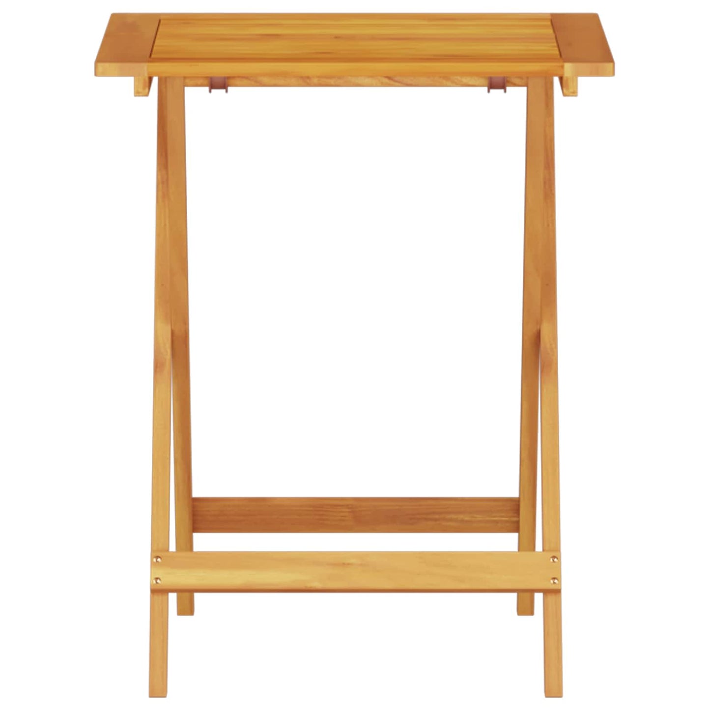 vidaXL Folding Bistro Set Folding 3 pcs Brown Solid Acacia Wood