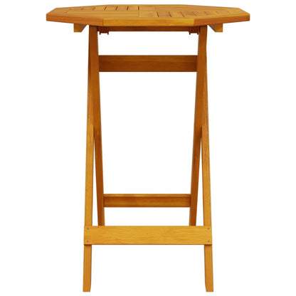 vidaXL Folding Bistro Set Folding 3 pcs Brown Solid Acacia Wood
