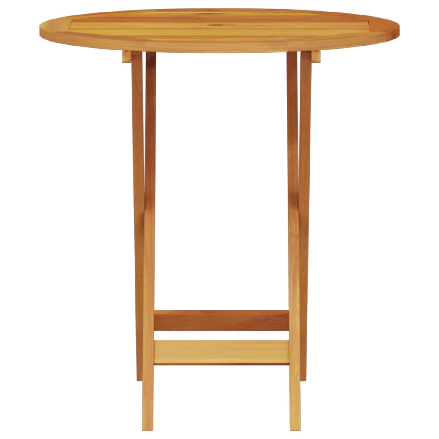vidaXL Folding Bistro Set Folding 3 pcs Brown Solid Acacia Wood