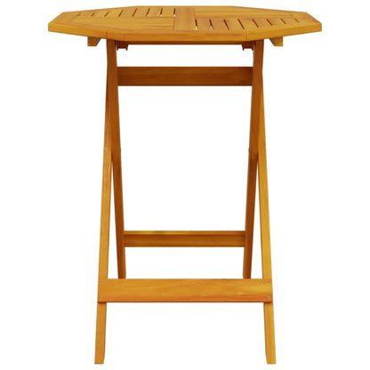vidaXL Folding Bistro Set Folding 3 pcs Brown Solid Acacia Wood