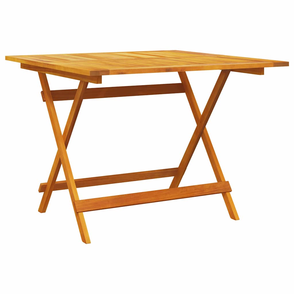 vidaXL Garden Dining Set Folding 5 pcs Brown Solid Acacia Wood