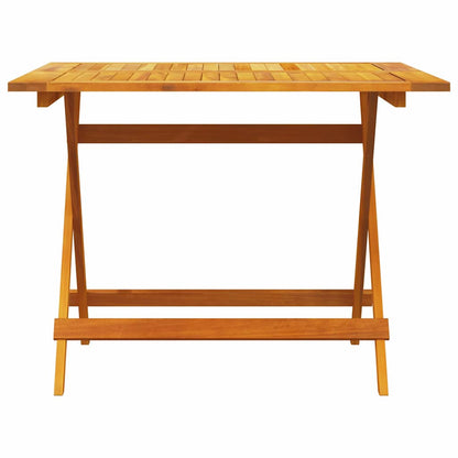 vidaXL Garden Dining Set Folding 5 pcs Brown Solid Acacia Wood