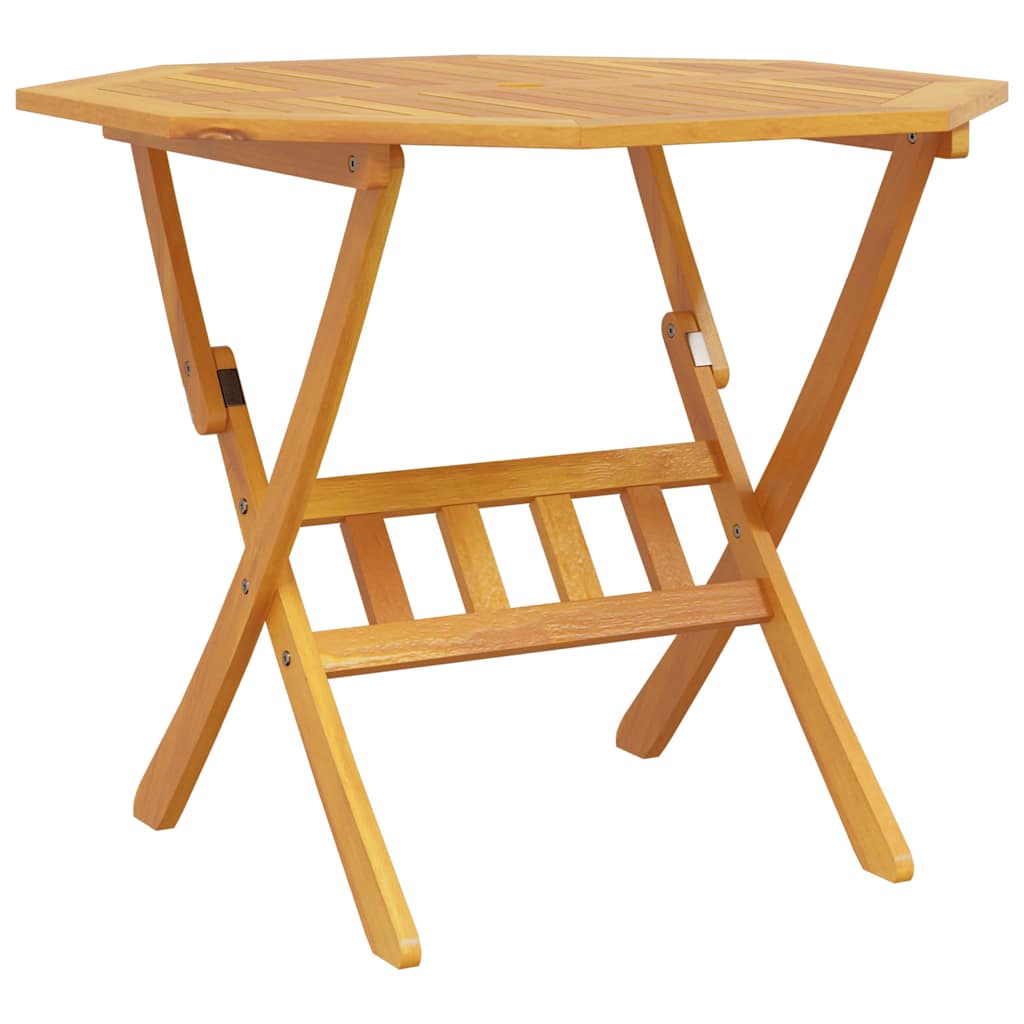 vidaXL Garden Dining Set Folding 5 pcs Brown Solid Acacia Wood