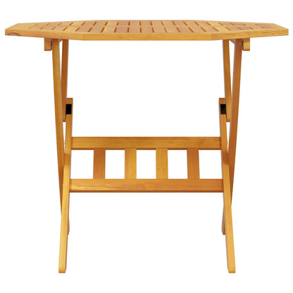 vidaXL Garden Dining Set Folding 5 pcs Brown Solid Acacia Wood