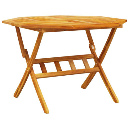 vidaXL Garden Dining Set Folding 5 pcs Brown Solid Acacia Wood