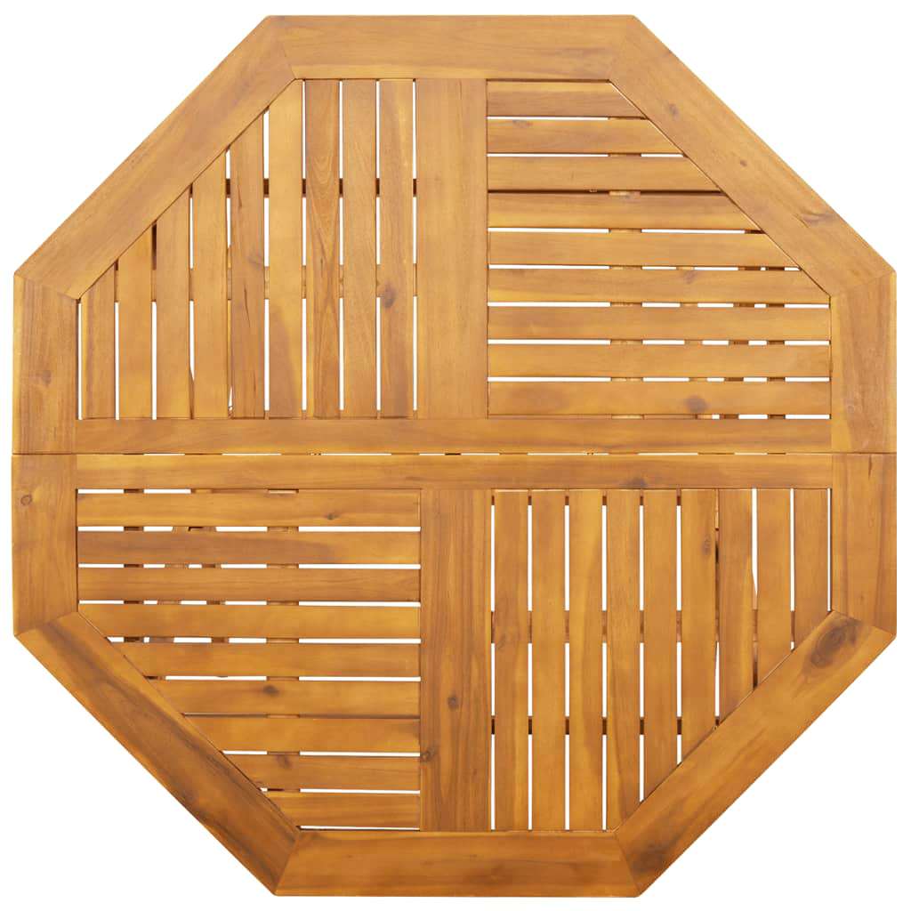vidaXL Garden Dining Set Folding 5 pcs Brown Solid Acacia Wood