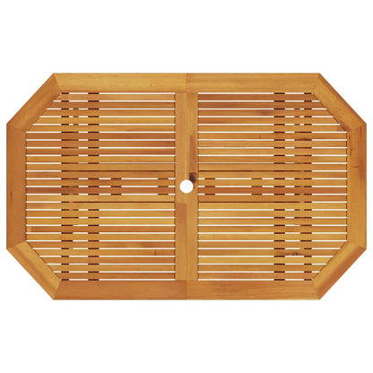 vidaXL Garden Dining Set Folding 7 pcs Brown Solid Acacia Wood