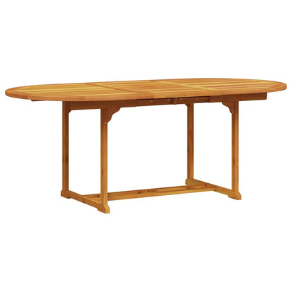 vidaXL Garden Dining Set Folding 5 pcs Brown Solid Acacia Wood