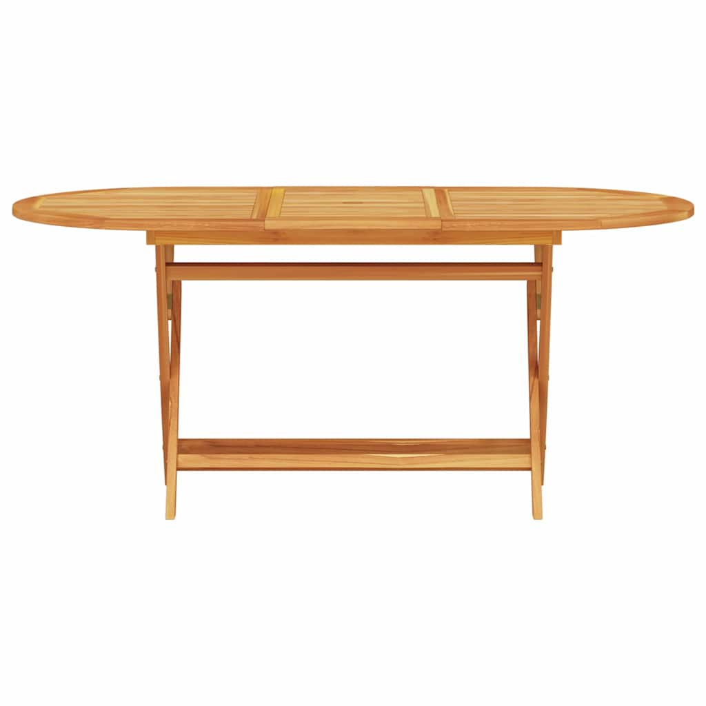 vidaXL Garden Dining Set 7 pcs Brown Solid Acacia Wood