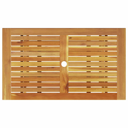 vidaXL Garden Dining Set Folding 5 pcs Brown Solid Acacia Wood