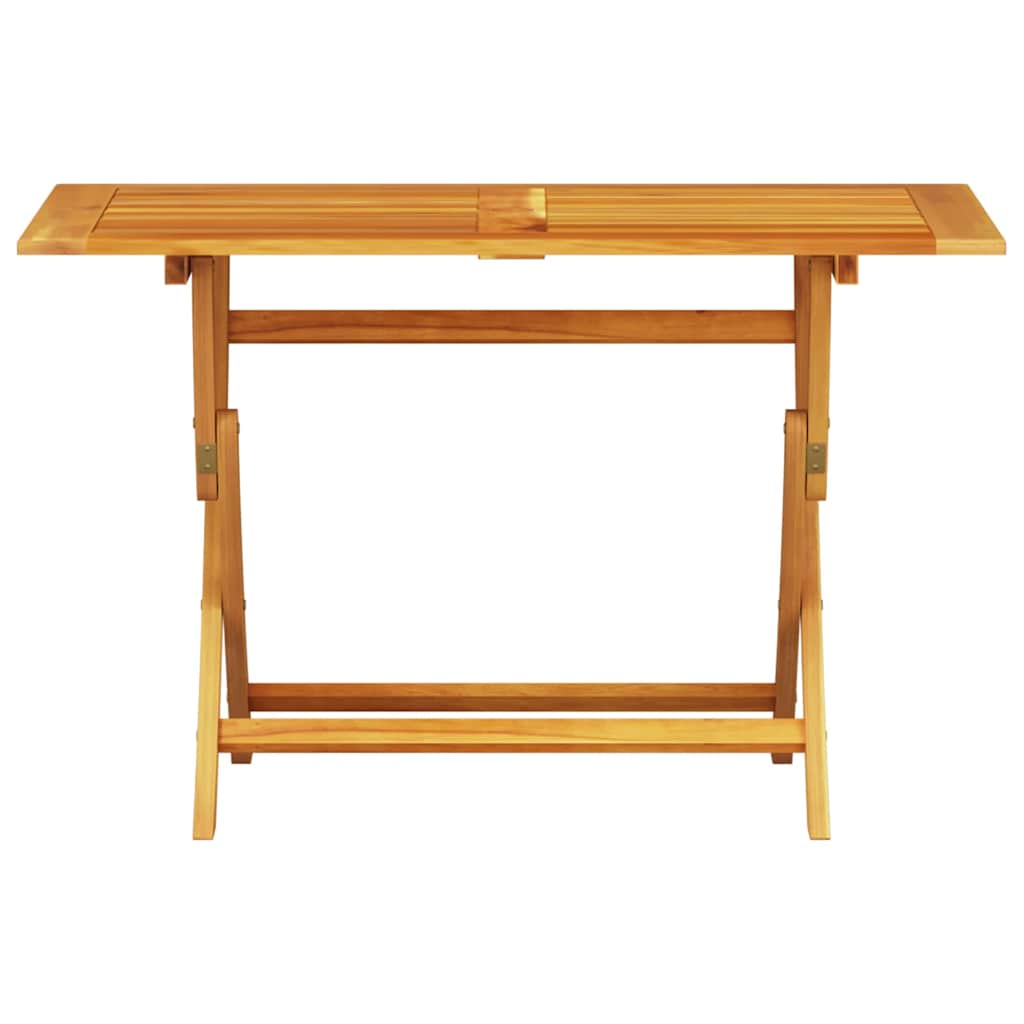 vidaXL Garden Dining Set Folding 7 pcs Brown Solid Acacia Wood