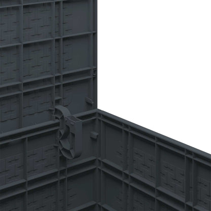 vidaXL Storage Box Anthracite 55 x 53 x 57 cm Polypropylene