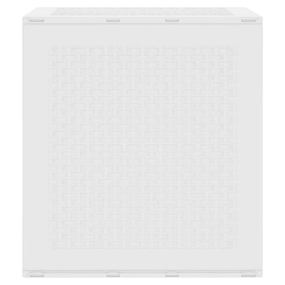 vidaXL Storage Box with Storage White 55 x 53 x 57 cm Polypropylene
