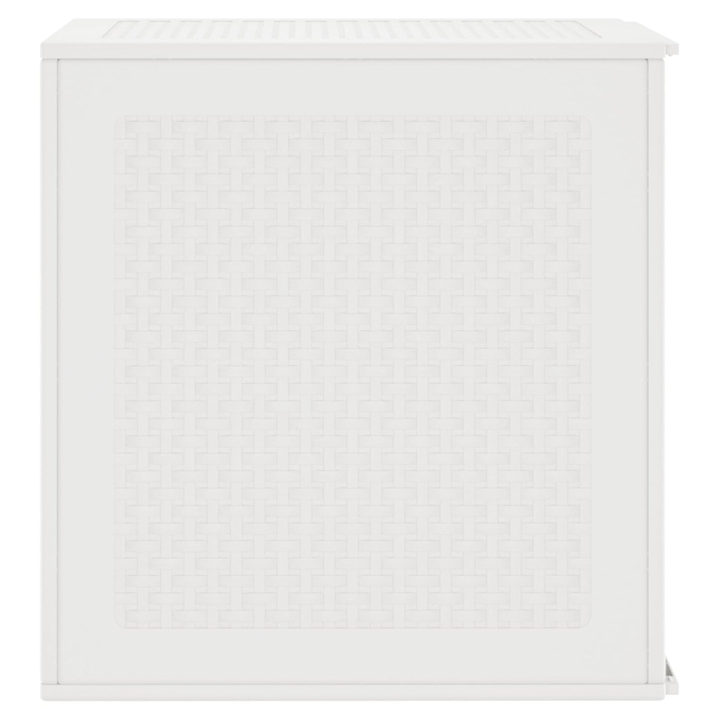vidaXL Storage Box with Storage White 55 x 53 x 57 cm Polypropylene