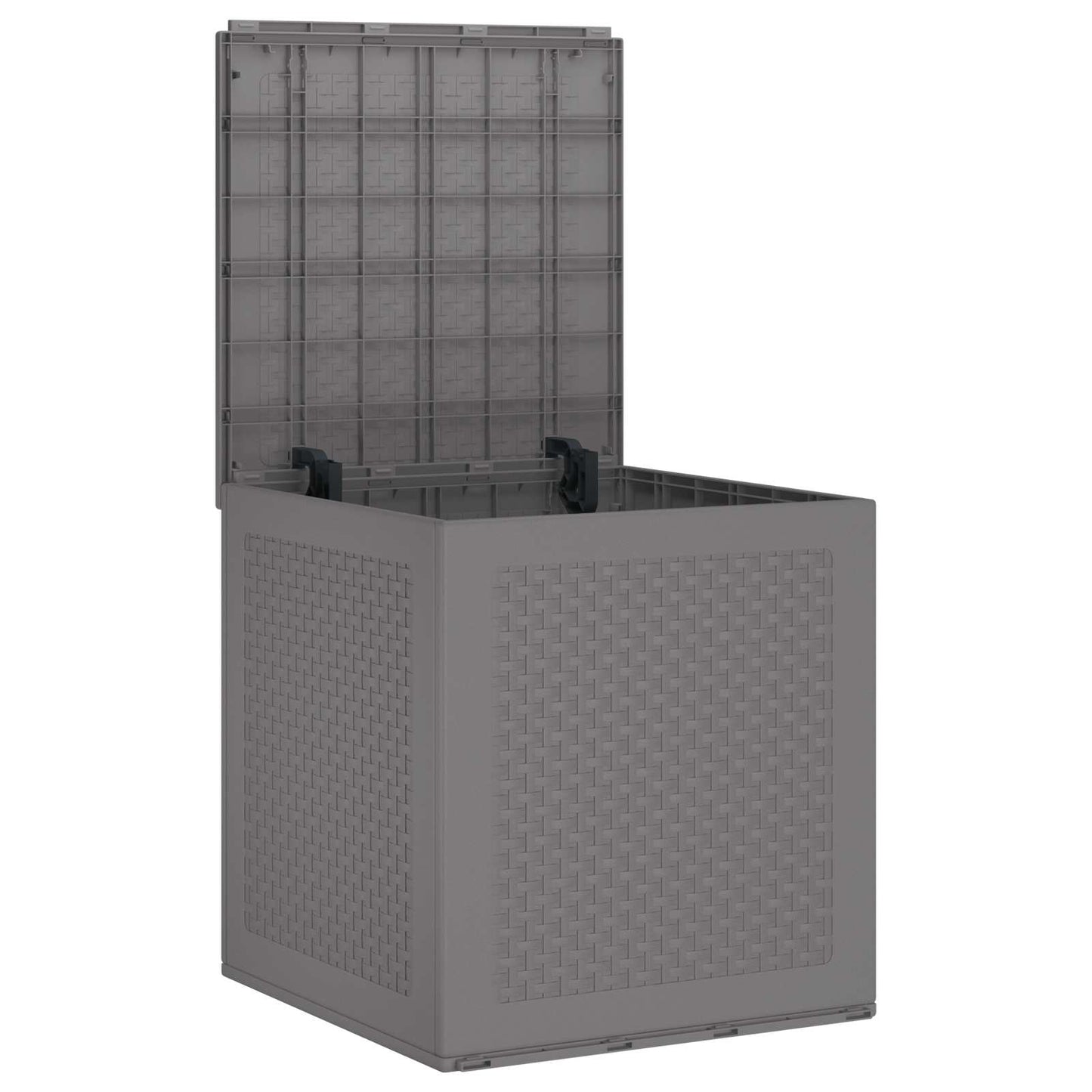 vidaXL Storage Box Light Grey 55 x 53 x 57 cm Polypropylene