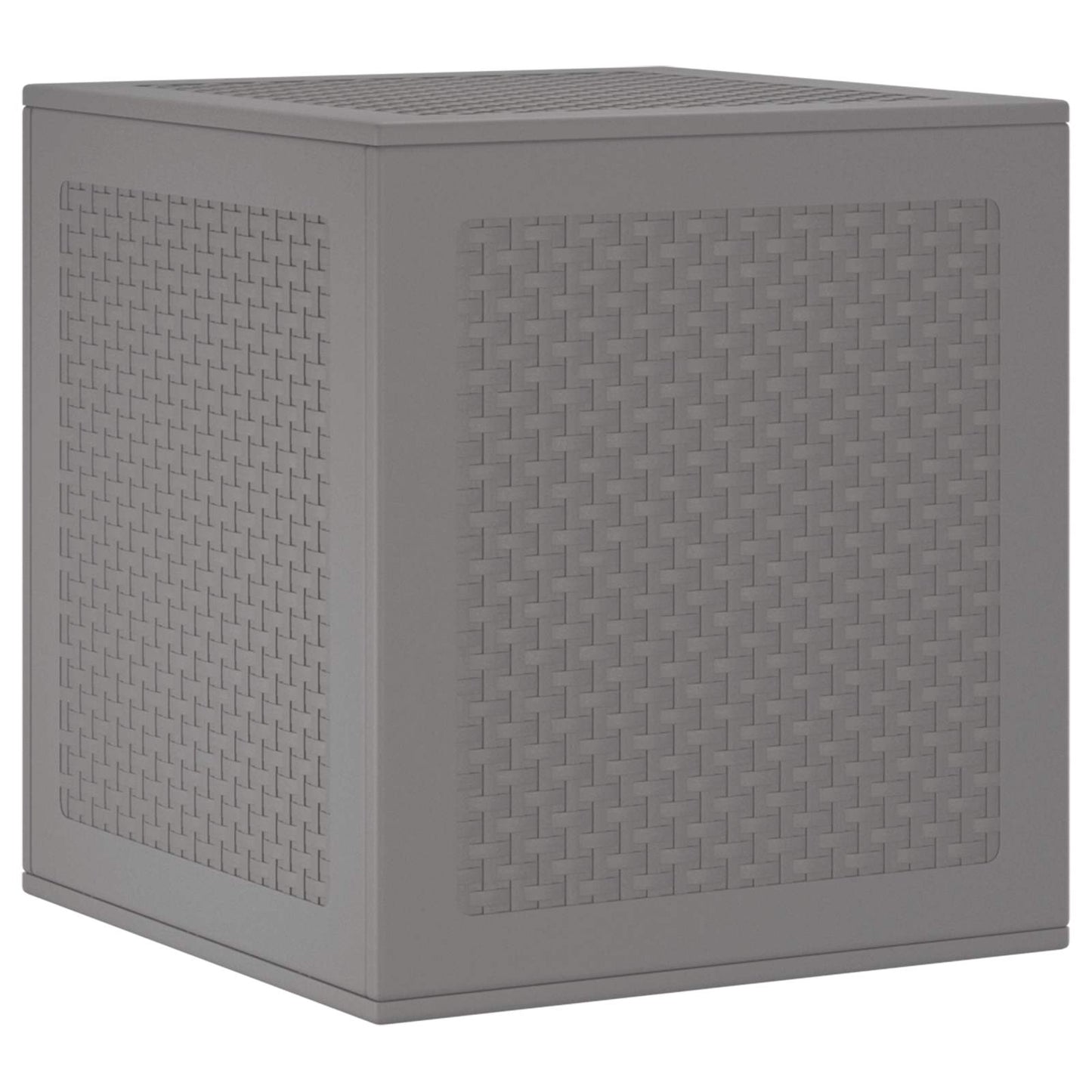 vidaXL Storage Box Light Grey 55 x 53 x 57 cm Polypropylene