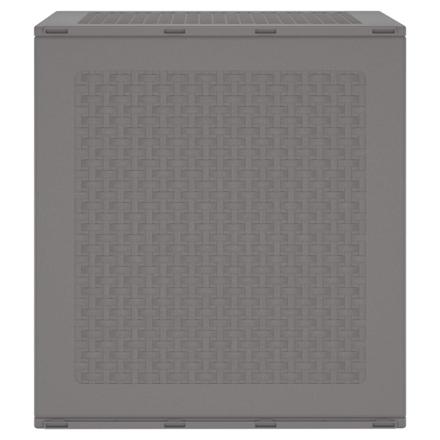 vidaXL Storage Box Light Grey 55 x 53 x 57 cm Polypropylene