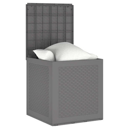 vidaXL Storage Box Light Grey 55 x 53 x 57 cm Polypropylene