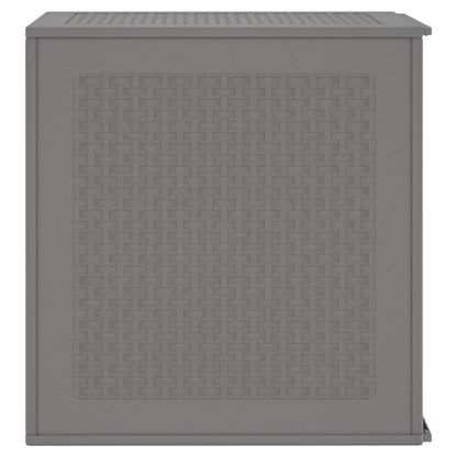vidaXL Storage Box Light Grey 55 x 53 x 57 cm Polypropylene
