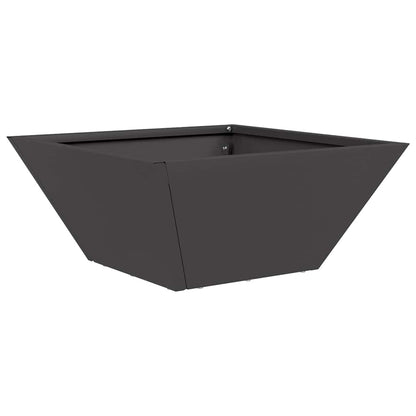 vidaXL Garden Planter 5 pcs Black 35 x 35 x 15 cm Cold-rolled Steel