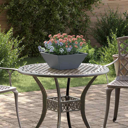 vidaXL Garden Planter 5 pcs Anthracite 35 x 35 x 15 cm
