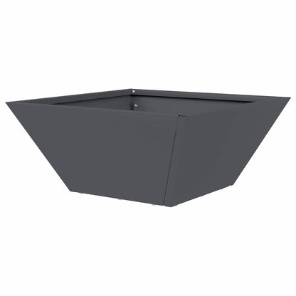 vidaXL Garden Planter 5 pcs Anthracite 35 x 35 x 15 cm