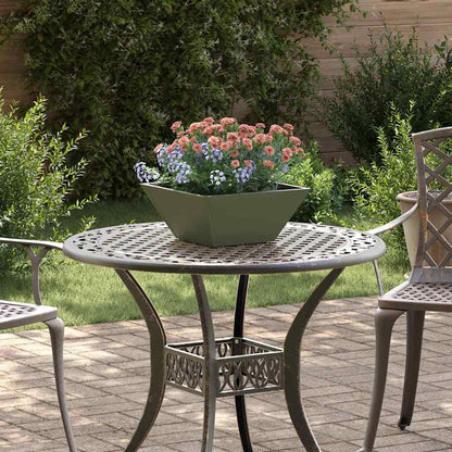 vidaXL Garden Planter 5 pcs Olive Green 35 x 35 x 15 cm