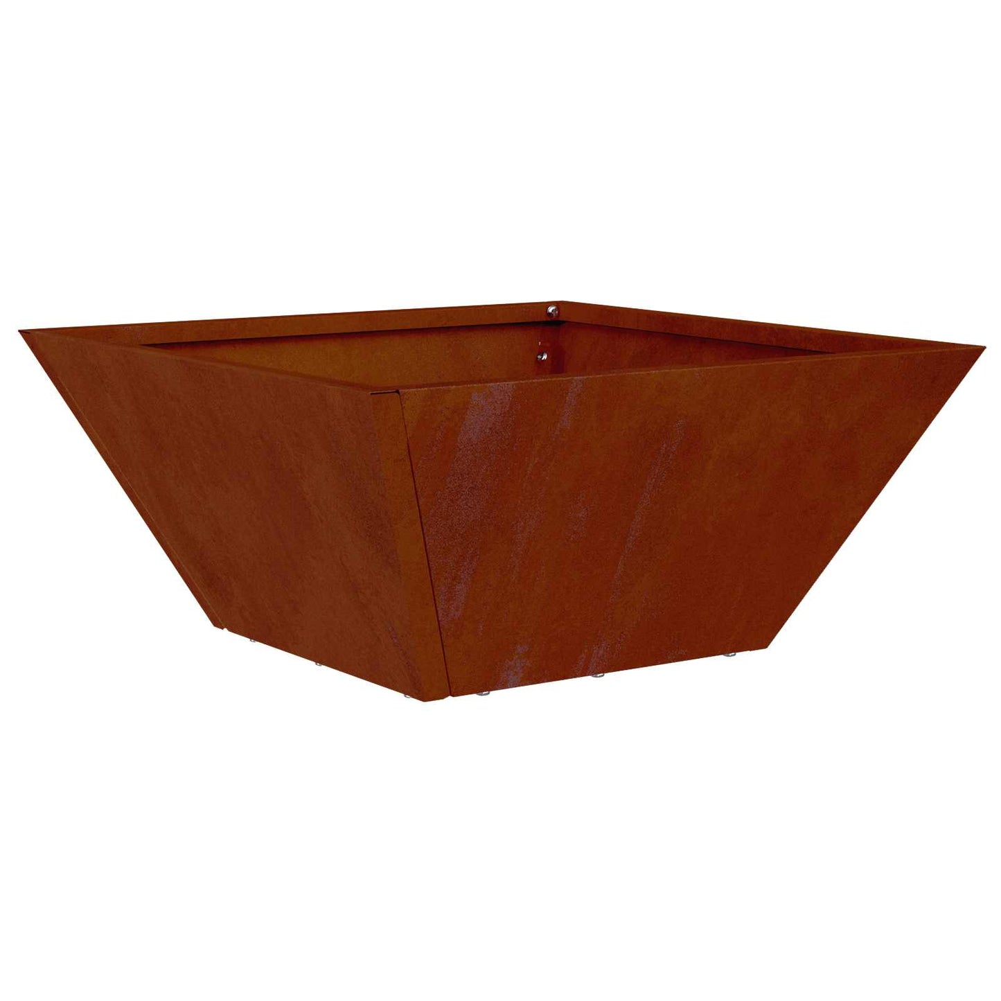 vidaXL Garden Planter 5 pcs Rusty 35 x 35 x 15 cm Weathering Steel