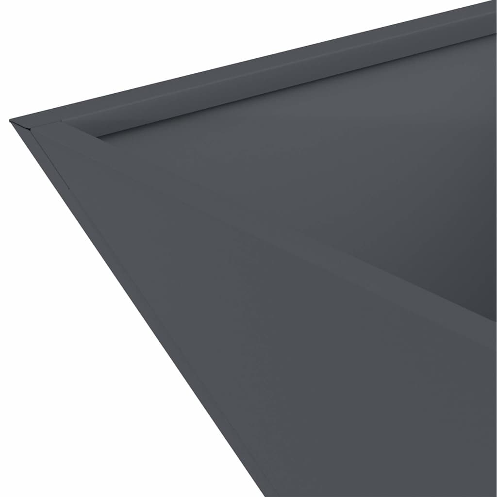 vidaXL Garden Planter 5 pcs Anthracite 40 x 40 x 15 cm