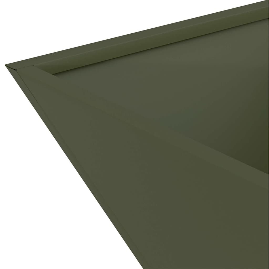 vidaXL Garden Planter 5 pcs Olive Green 40 x 40 x 15 cm
