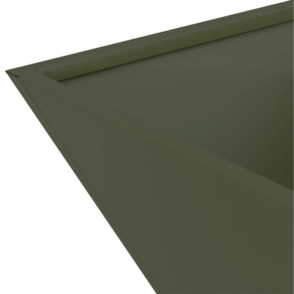 vidaXL Garden Planter 5 pcs Olive Green 40 x 40 x 15 cm