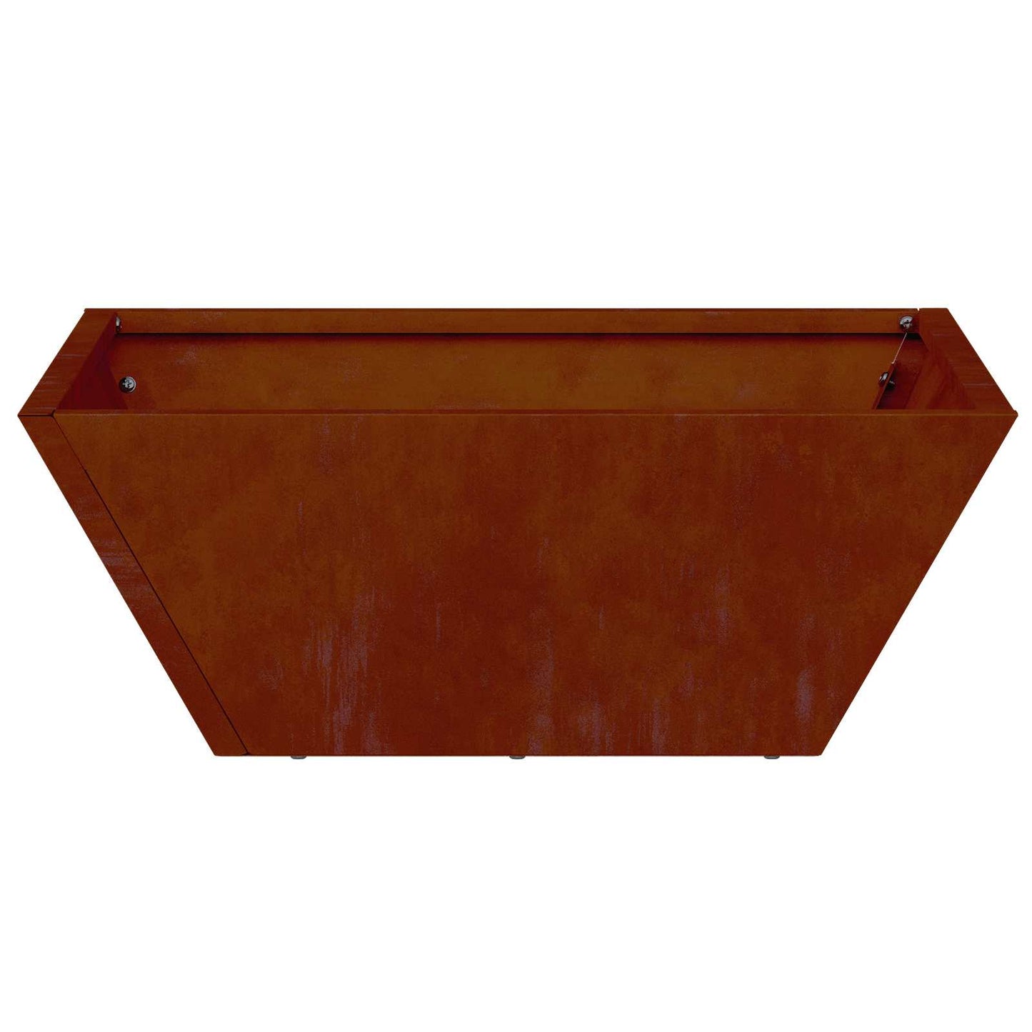 vidaXL Garden Planter Rusty 40 x 40 x 15 cm Weathering Steel