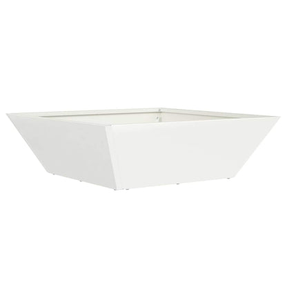 vidaXL Garden Planter 5 pcs White 50 x 50 x 15 cm Cold-rolled Steel