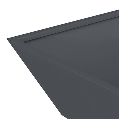vidaXL Garden Planter 5 pcs Anthracite 50 x 50 x 15 cm