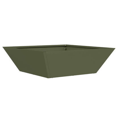 vidaXL Garden Planter 5 pcs Olive Green 50 x 50 x 15 cm