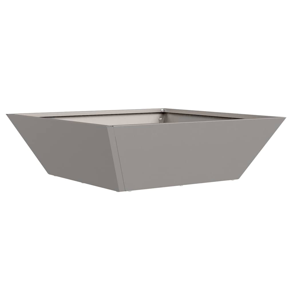 vidaXL Garden Planter 5 pcs Rusty 50 x 50 x 15 cm Weathering Steel