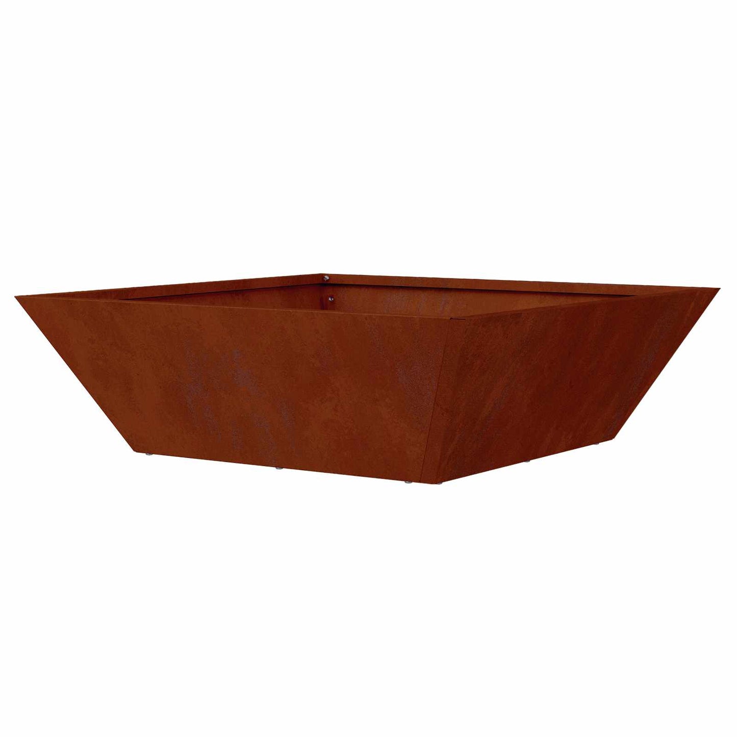 vidaXL Garden Planter 5 pcs Rusty 50 x 50 x 15 cm Weathering Steel