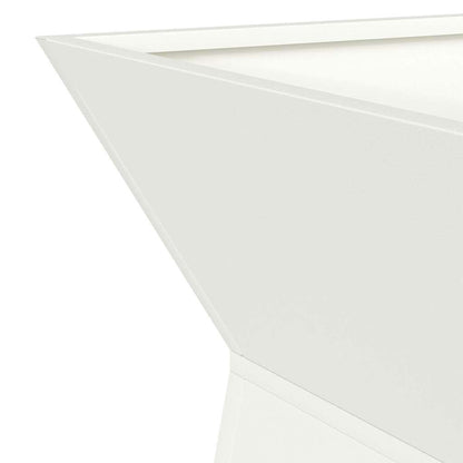 vidaXL Pillar Planter White 35 x 35 x 73 cm