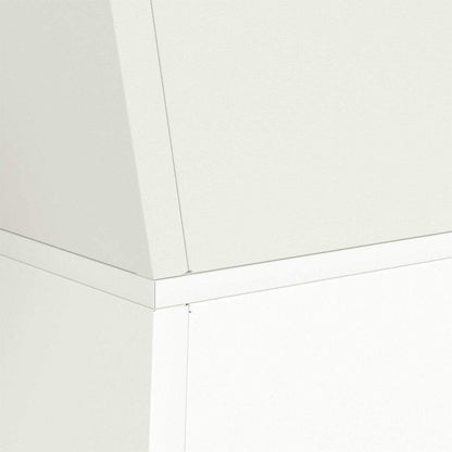 vidaXL Pillar Planter White 35 x 35 x 73 cm