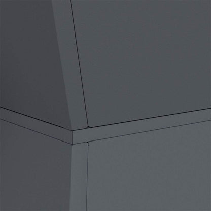 vidaXL Pillar Planter Anthracite 35 x 35 x 73 cm