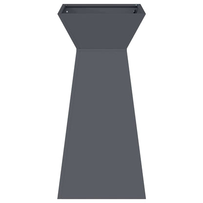 vidaXL Pillar Planter Anthracite 35 x 35 x 73 cm