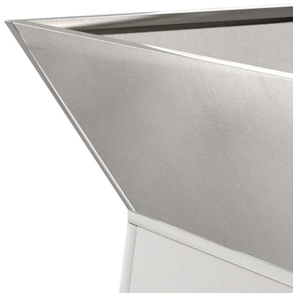 vidaXL Pillar Planter Silver 35 x 35 x 73 cm Stainless Steel
