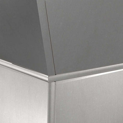 vidaXL Pillar Planter Silver 35 x 35 x 73 cm Stainless Steel