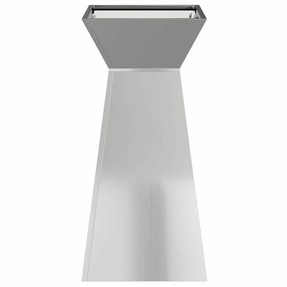 vidaXL Pillar Planter 2 pcs Silver 35 x 35 x 73 cm