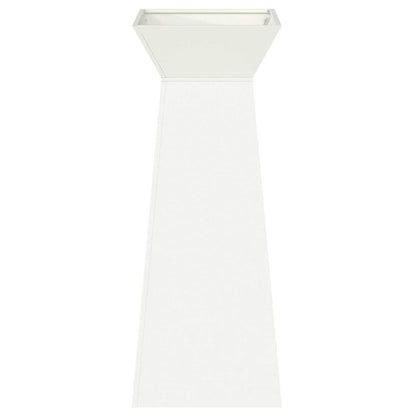 vidaXL Pillar Planter White 40 x 40 x 100 cm