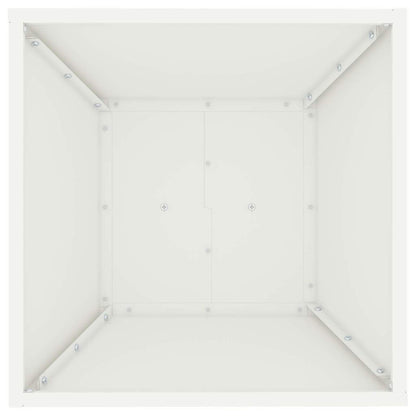 vidaXL Pillar Planter White 40 x 40 x 100 cm