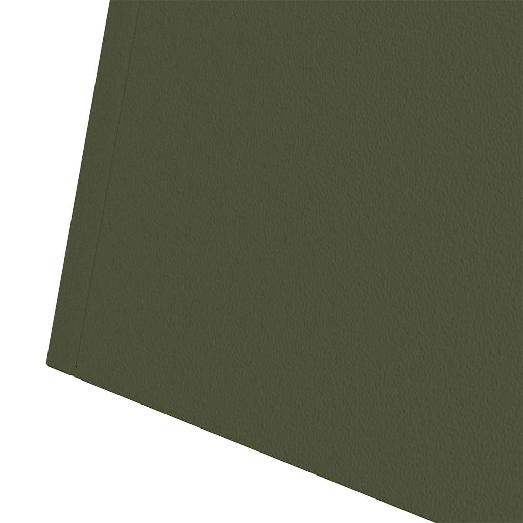 vidaXL Pillar Planter Olive 40 x 40 x 100 cm