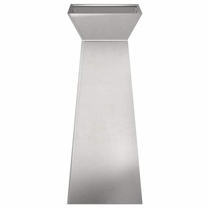 vidaXL Pillar Planter 2 pcs Silver 40 x 40 x 100 cm