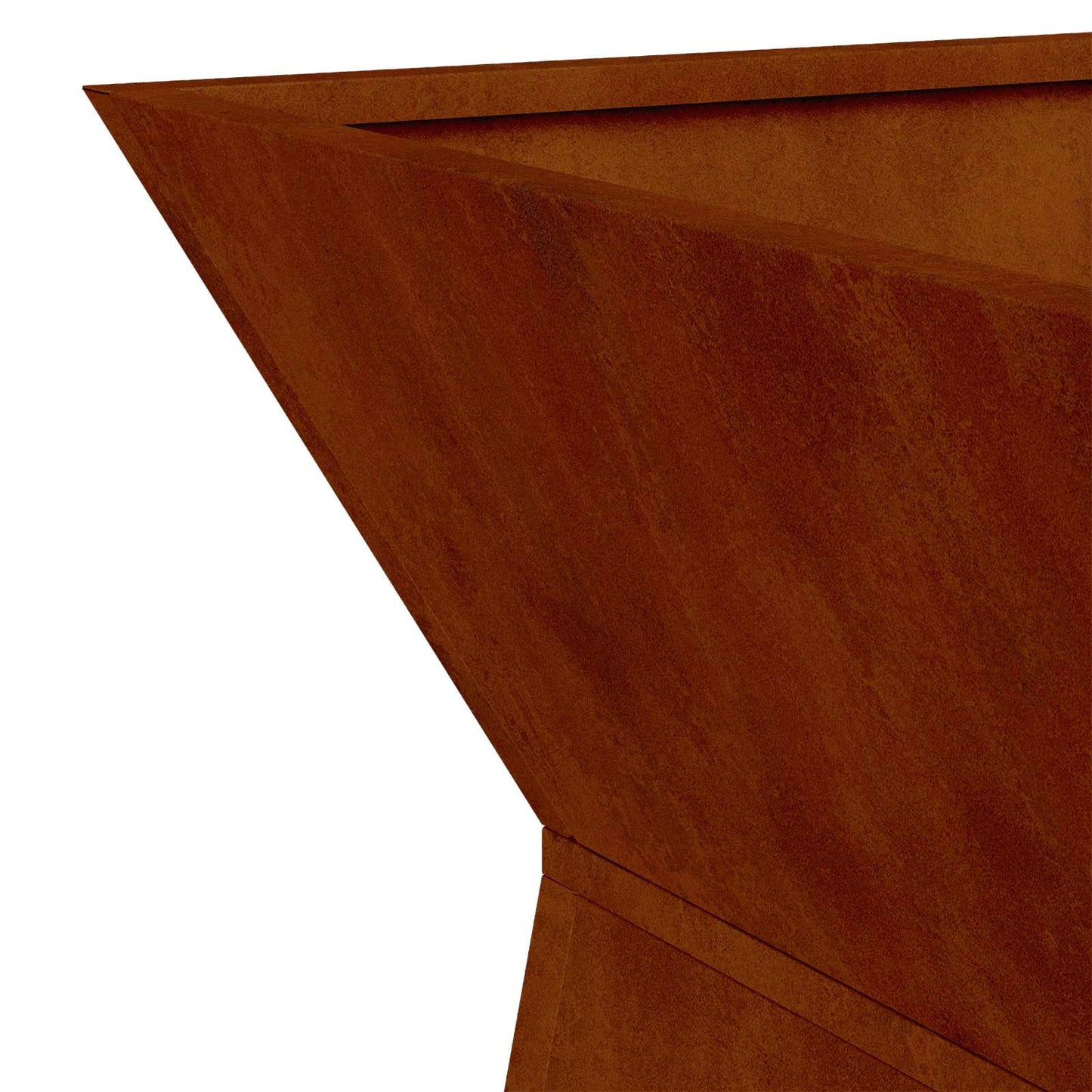 vidaXL Pillar Planter 2 pcs Silver 40 x 40 x 100 cm Weathering Steel