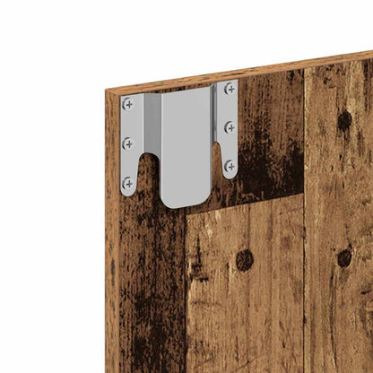 vidaXL Mirror Cabinet Old wood 60 x 31.5 x 62 cm Engineered Wood